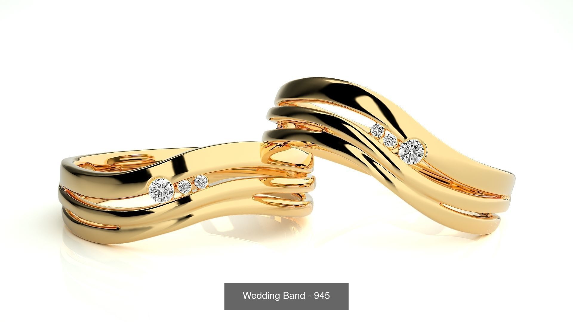 700 Wedding Band 3D Model Collection_282