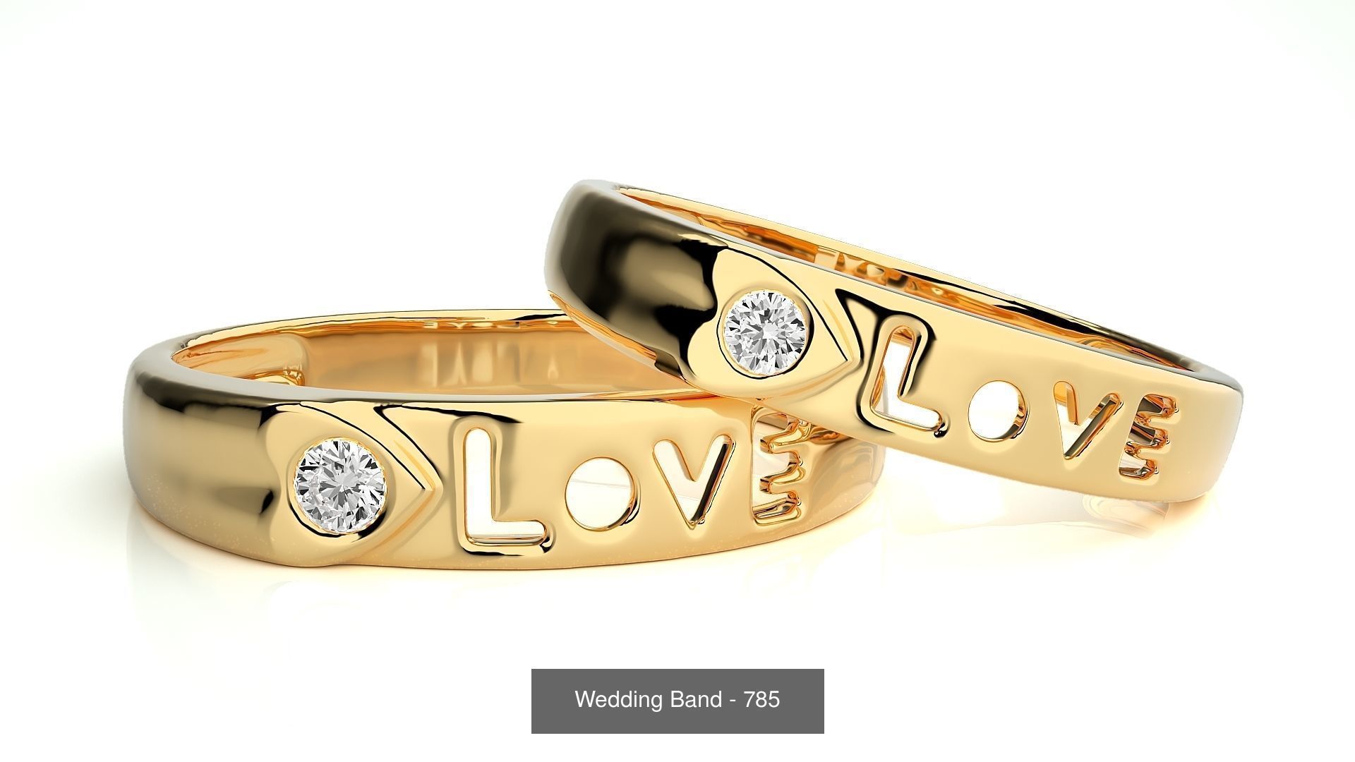 700 Wedding Band 3D Model Collection_139