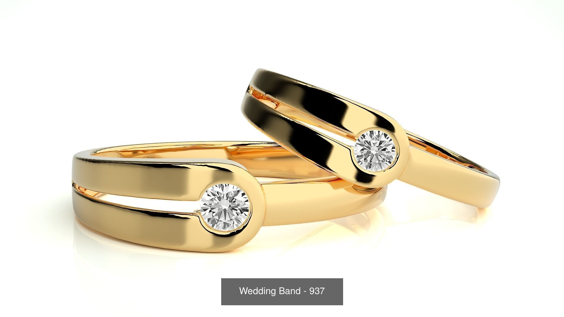 700 Wedding Band 3D Model Collection_274