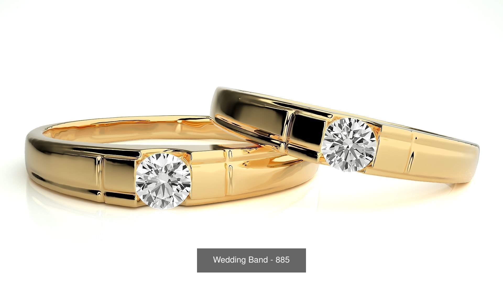 700 Wedding Band 3D Model Collection_220