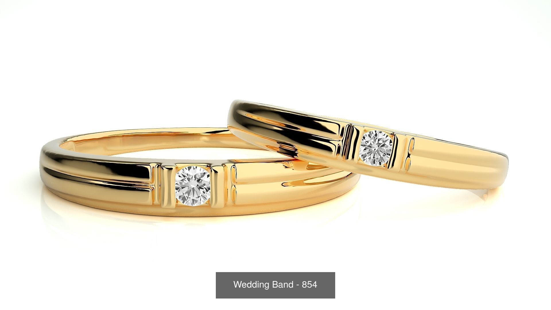 700 Wedding Band 3D Model Collection_182