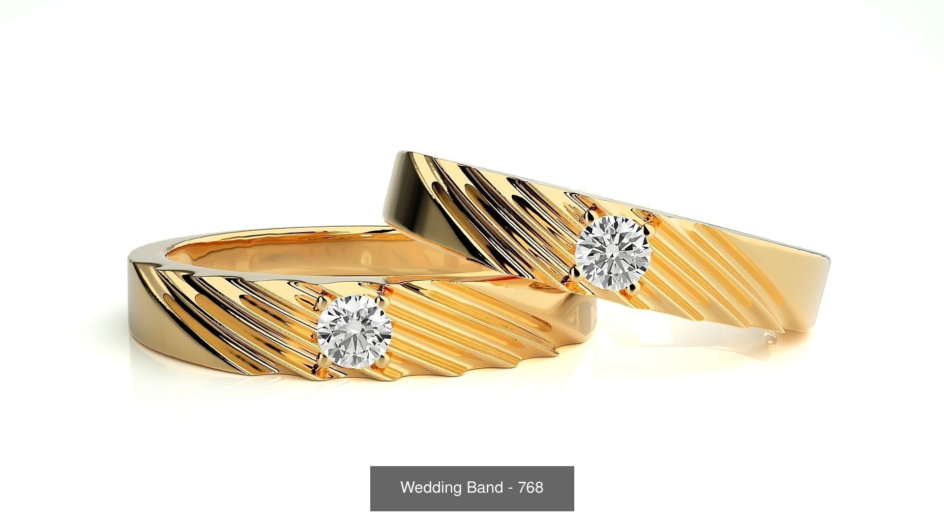 700 Wedding Band 3D Model Collection_105