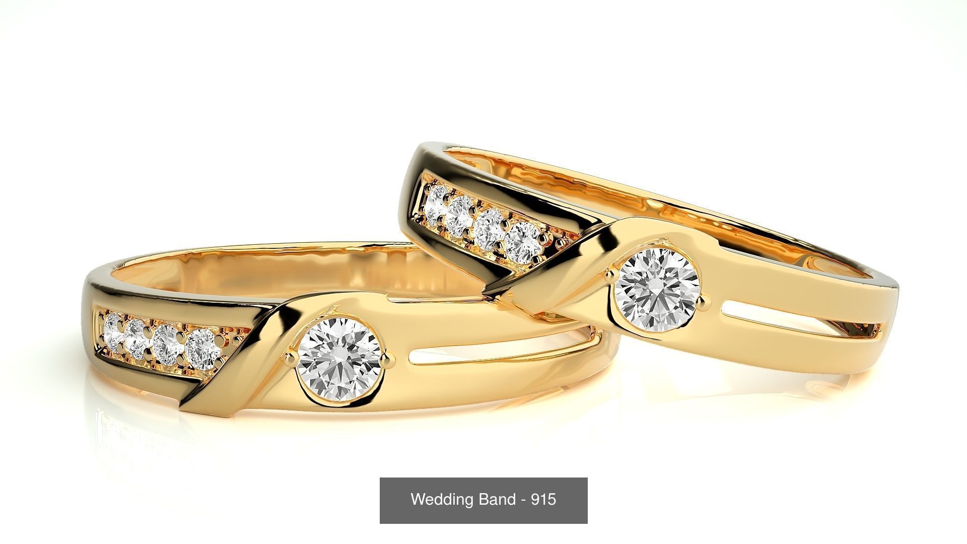 700 Wedding Band 3D Model Collection_258