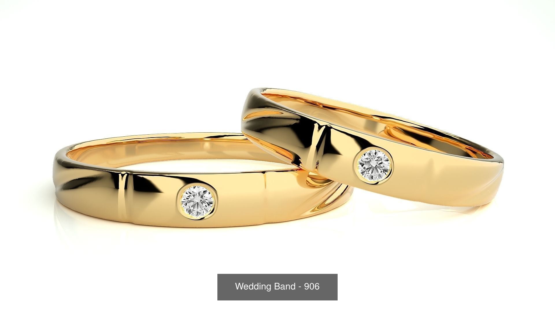 700 Wedding Band 3D Model Collection_249