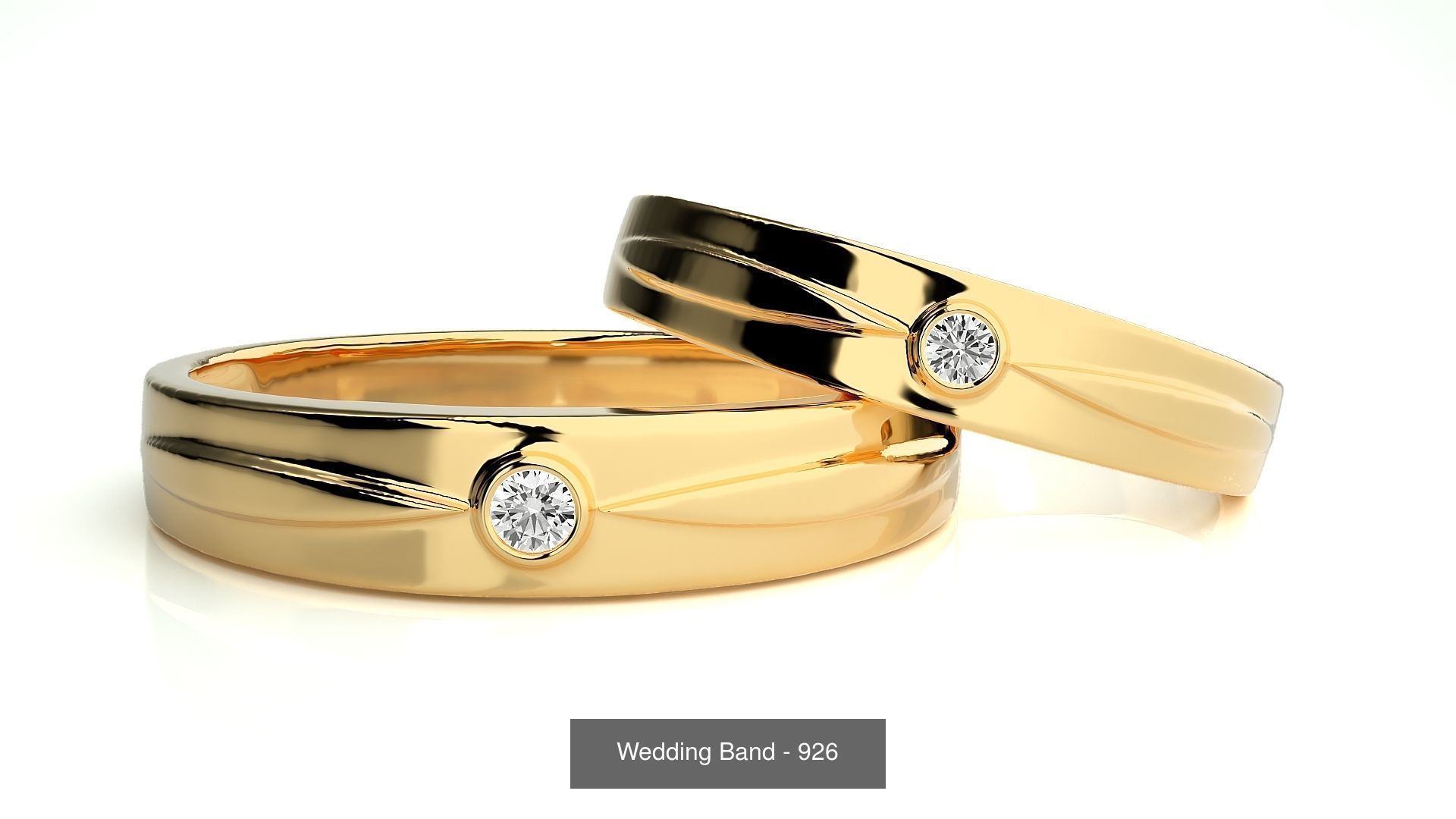 700 Wedding Band 3D Model Collection_268