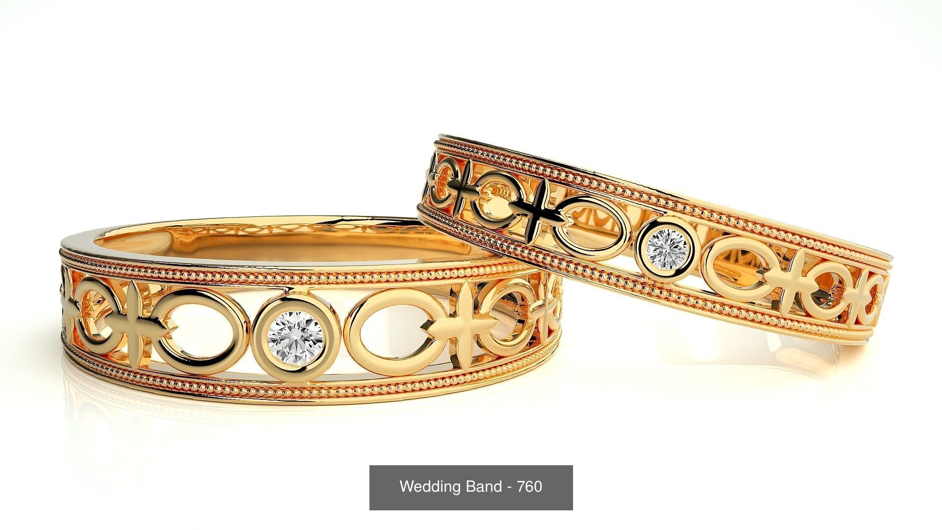 700 Wedding Band 3D Model Collection_84