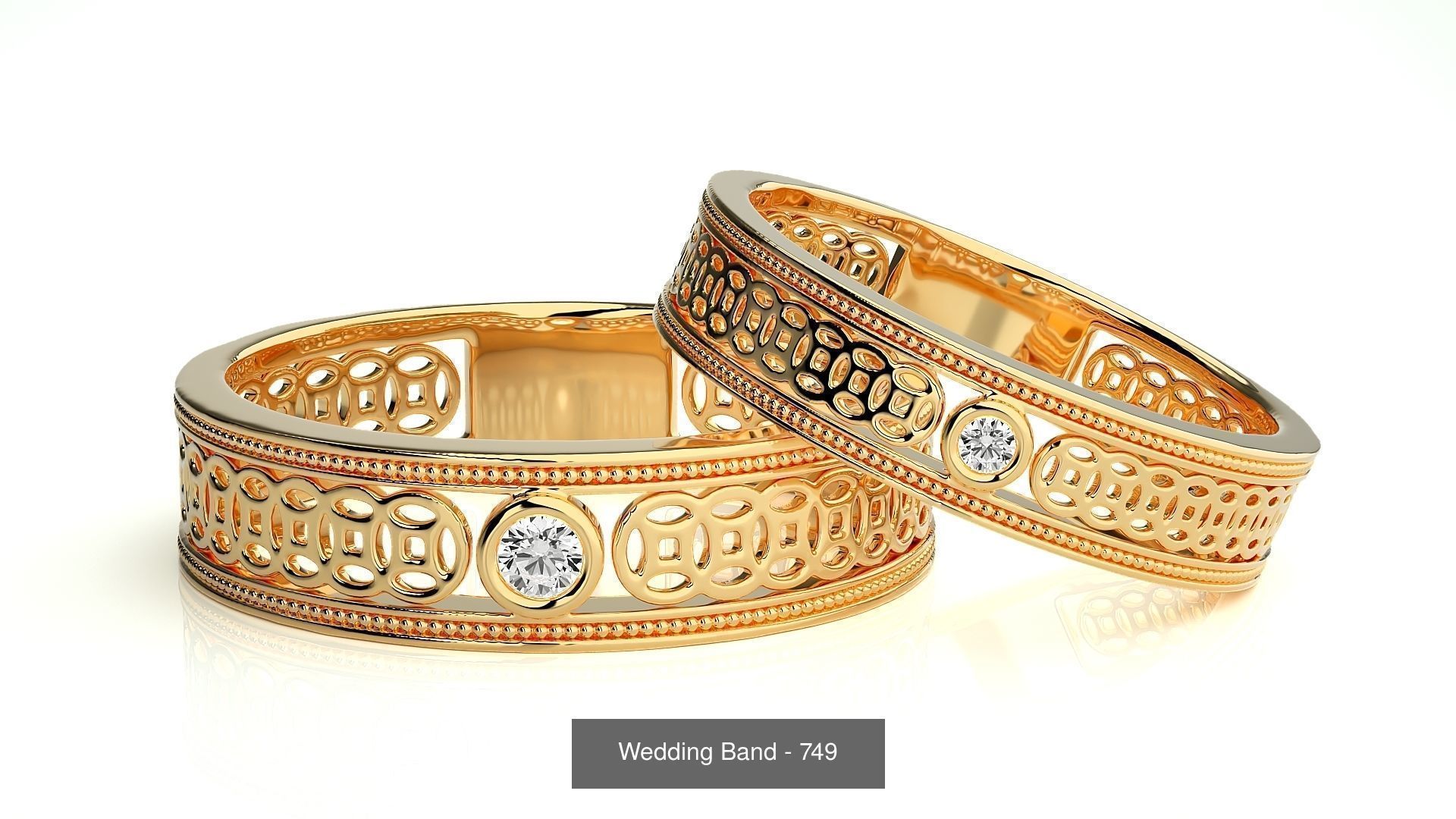 700 Wedding Band 3D Model Collection_51