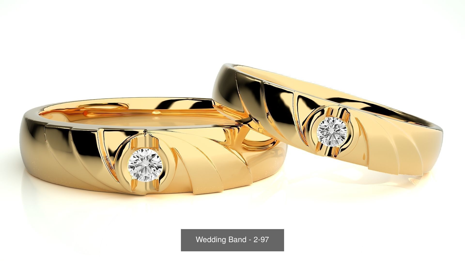 700 Wedding Band 3D Model Collection_33