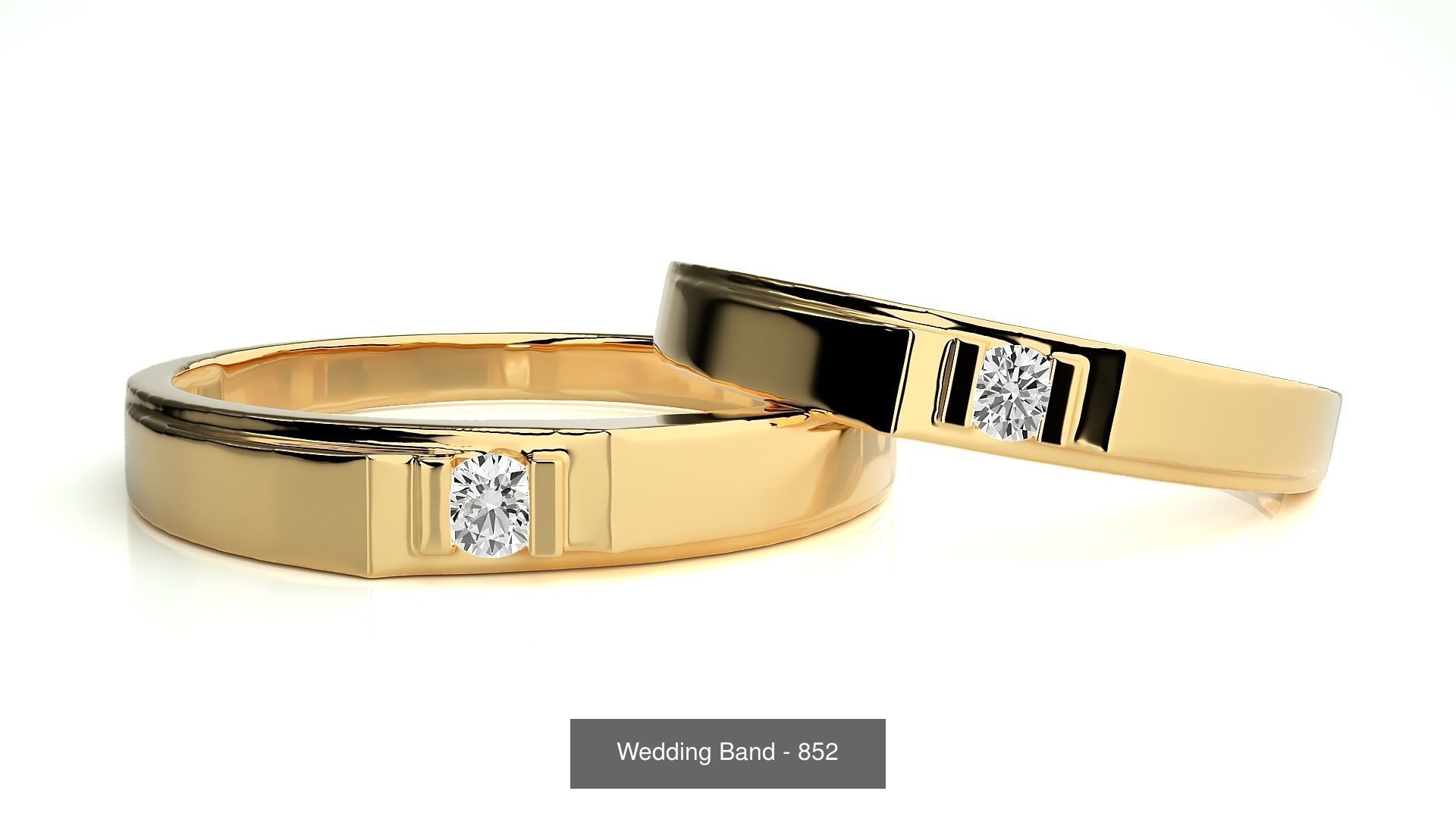700 Wedding Band 3D Model Collection_180