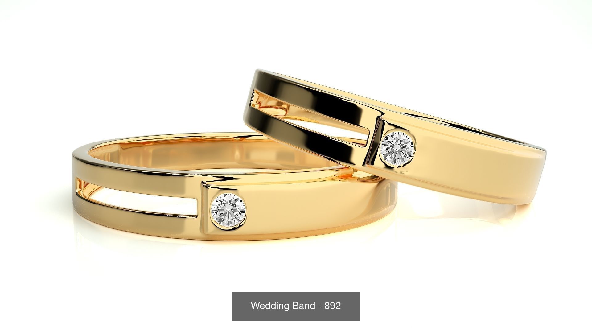 700 Wedding Band 3D Model Collection_227