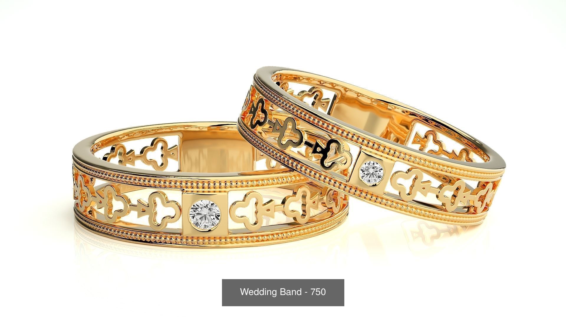 700 Wedding Band 3D Model Collection_54