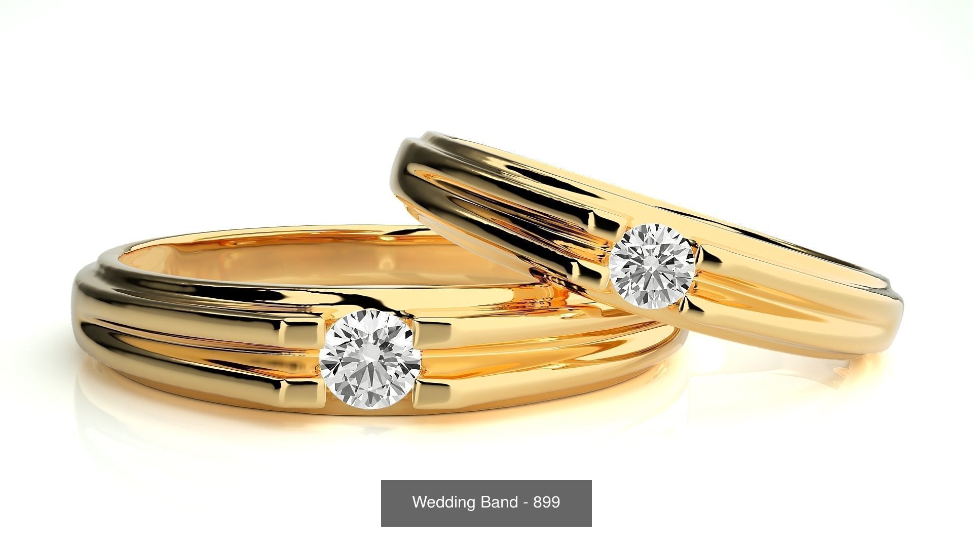 700 Wedding Band 3D Model Collection_234