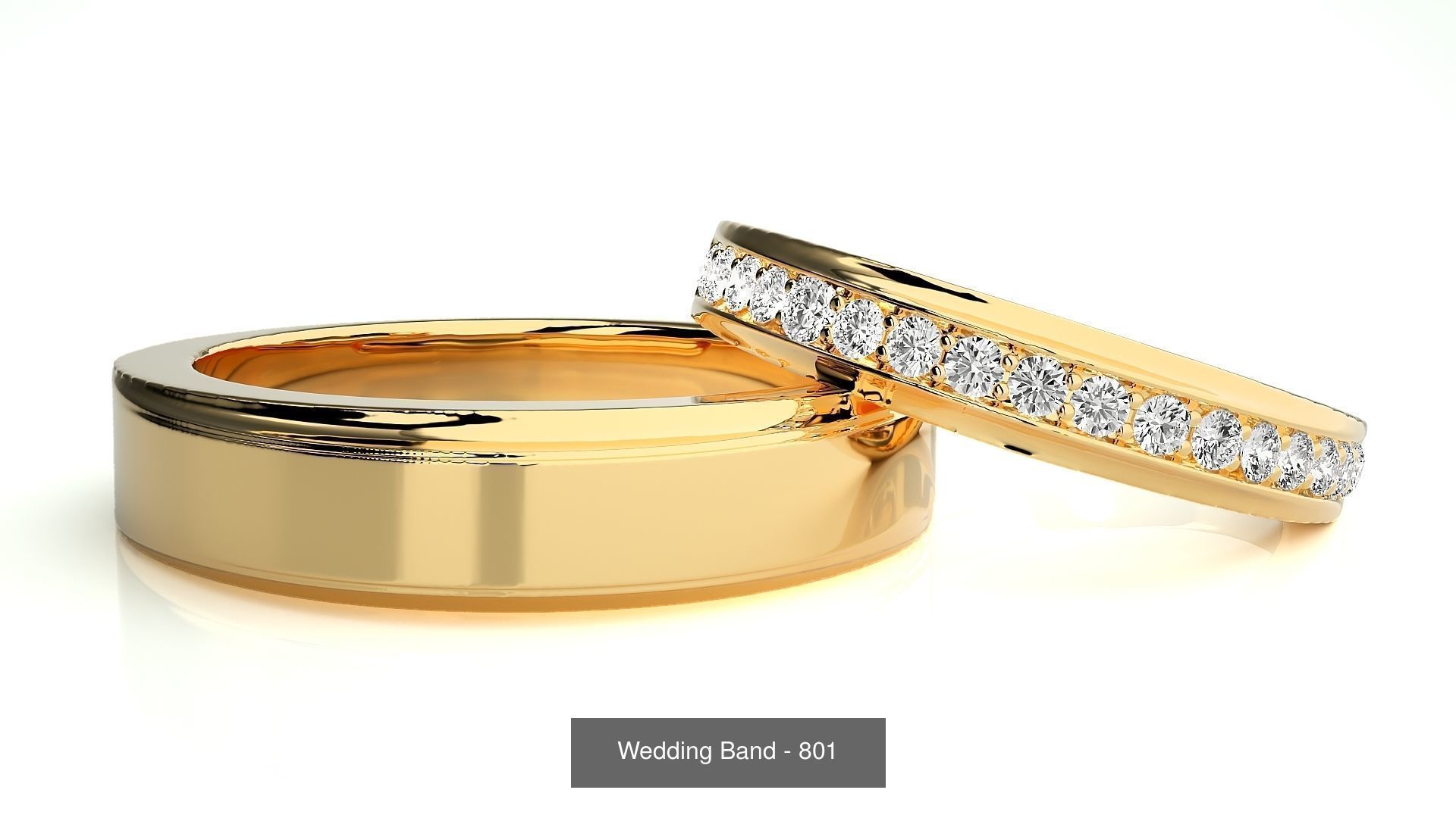 700 Wedding Band 3D Model Collection_155
