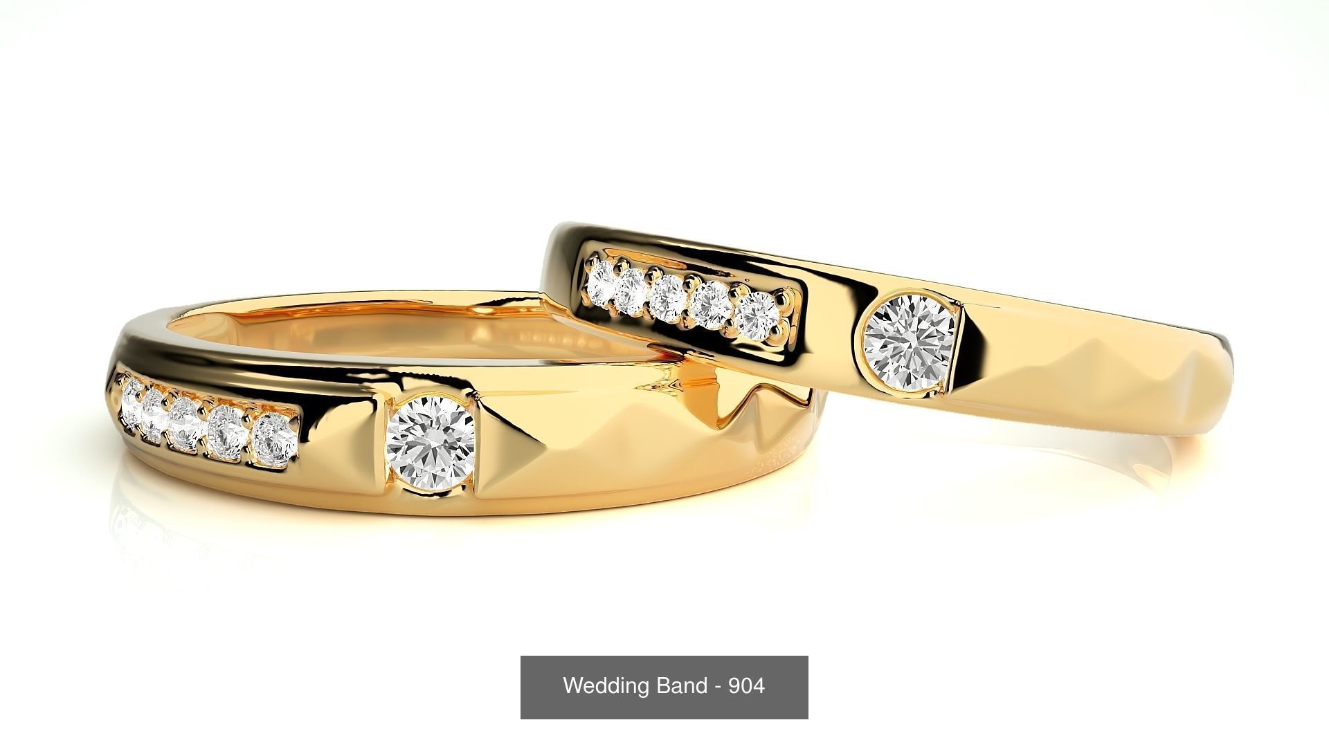 700 Wedding Band 3D Model Collection_247