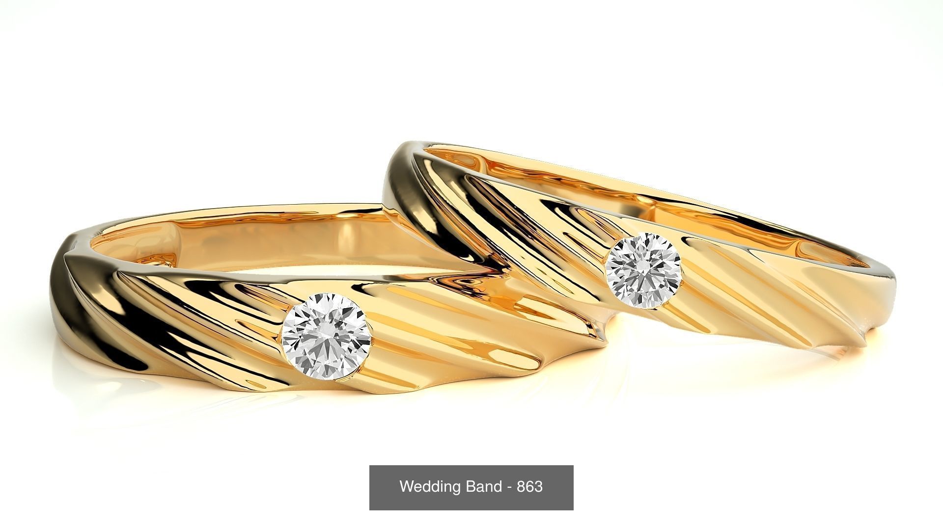 700 Wedding Band 3D Model Collection_191