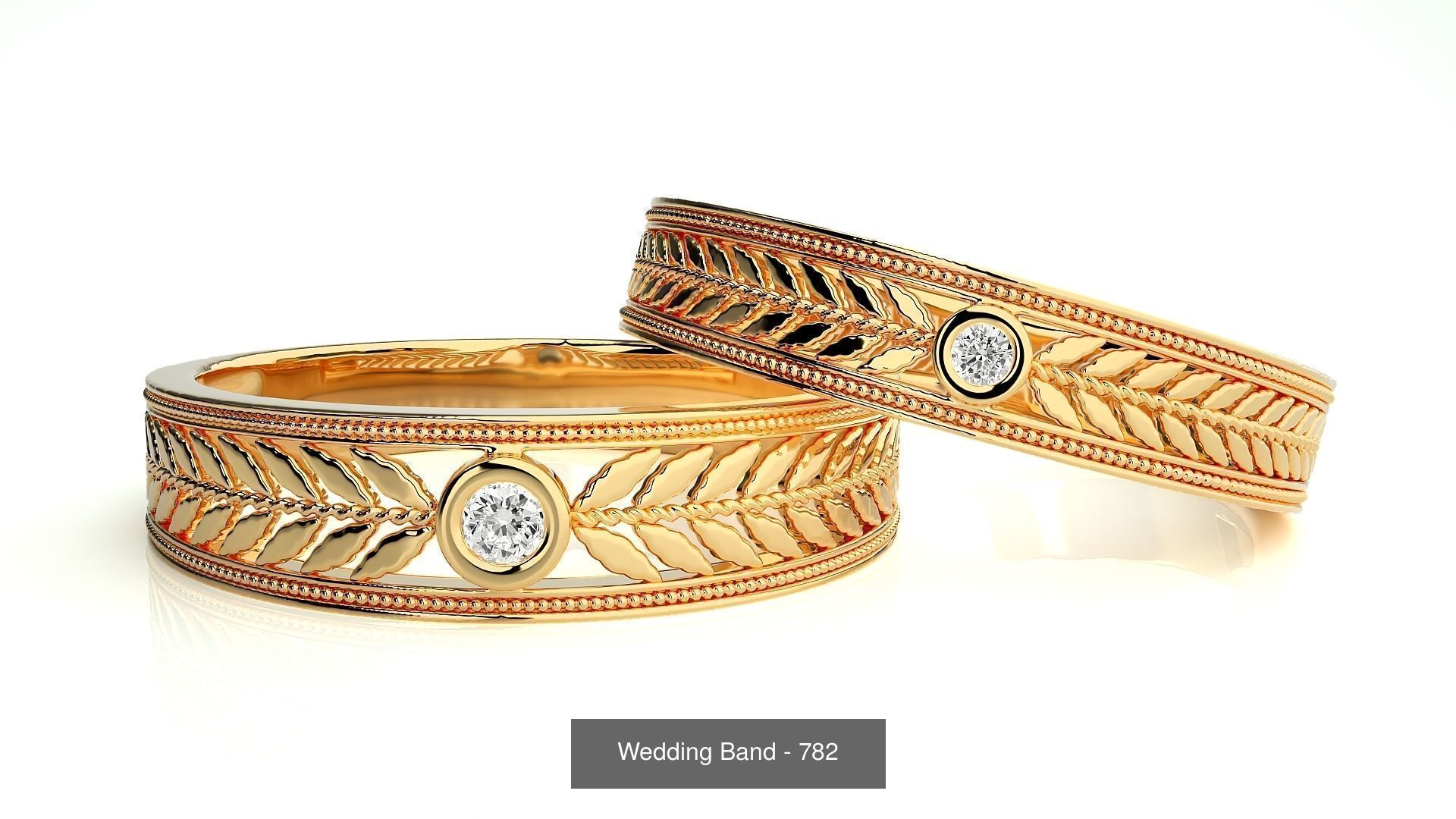 700 Wedding Band 3D Model Collection_136