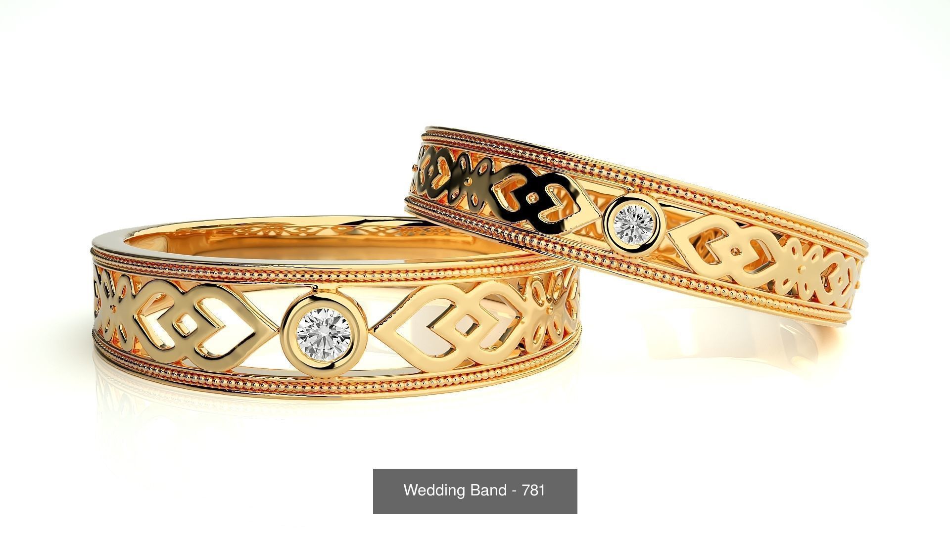 700 Wedding Band 3D Model Collection_135