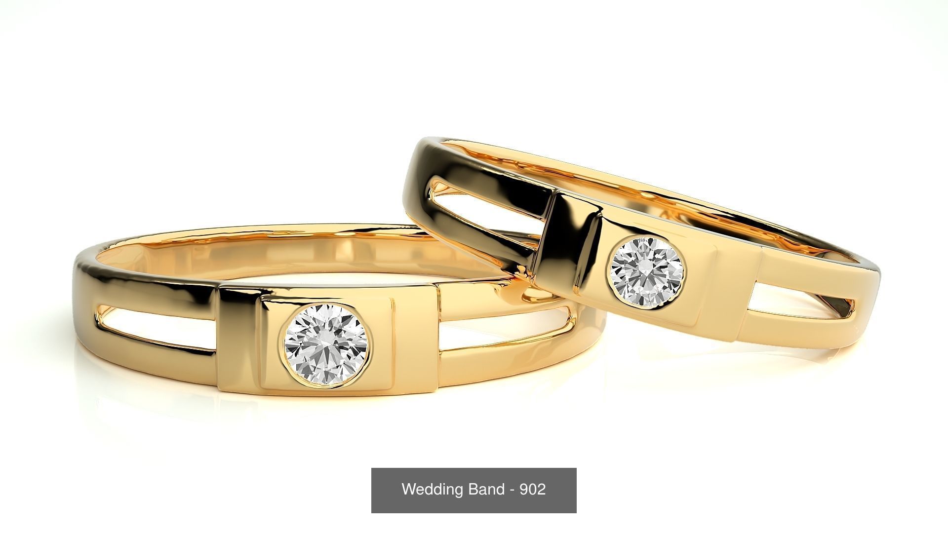 700 Wedding Band 3D Model Collection_245
