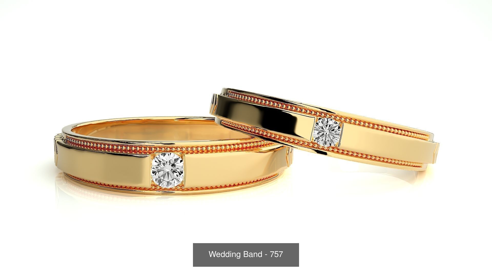 700 Wedding Band 3D Model Collection_75