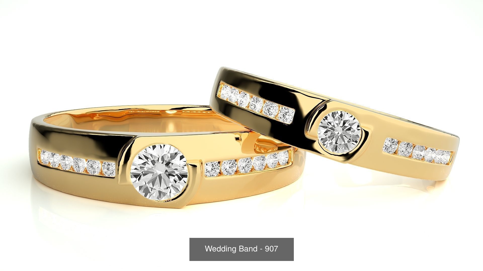 700 Wedding Band 3D Model Collection_250