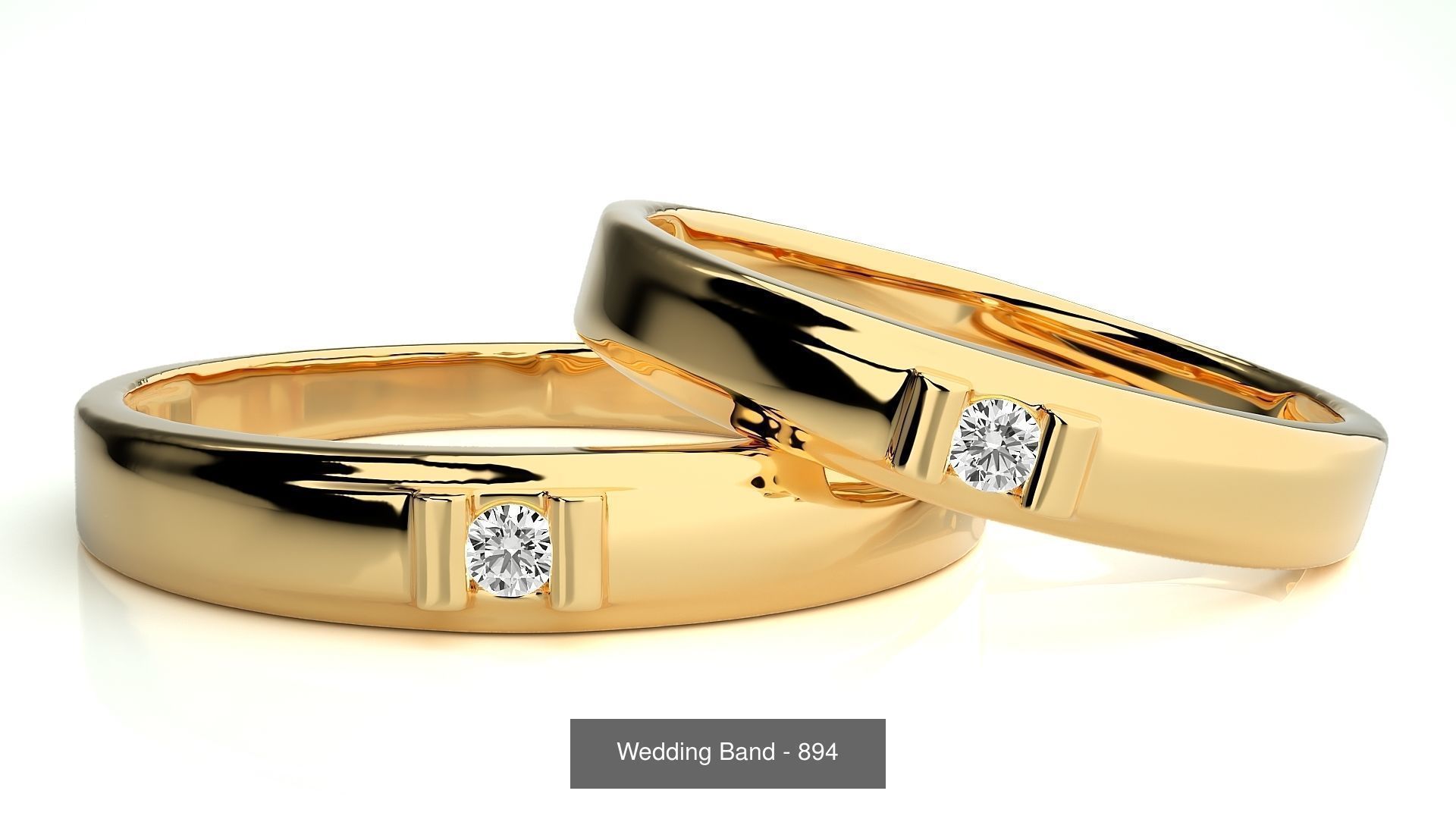 700 Wedding Band 3D Model Collection_229
