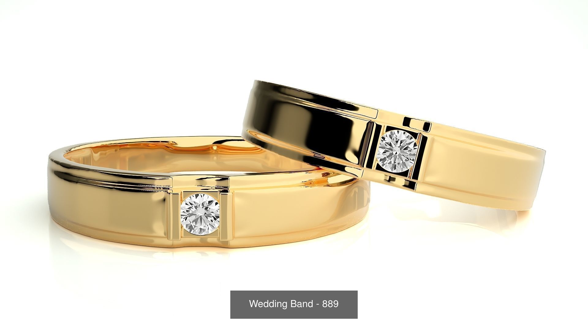 700 Wedding Band 3D Model Collection_224