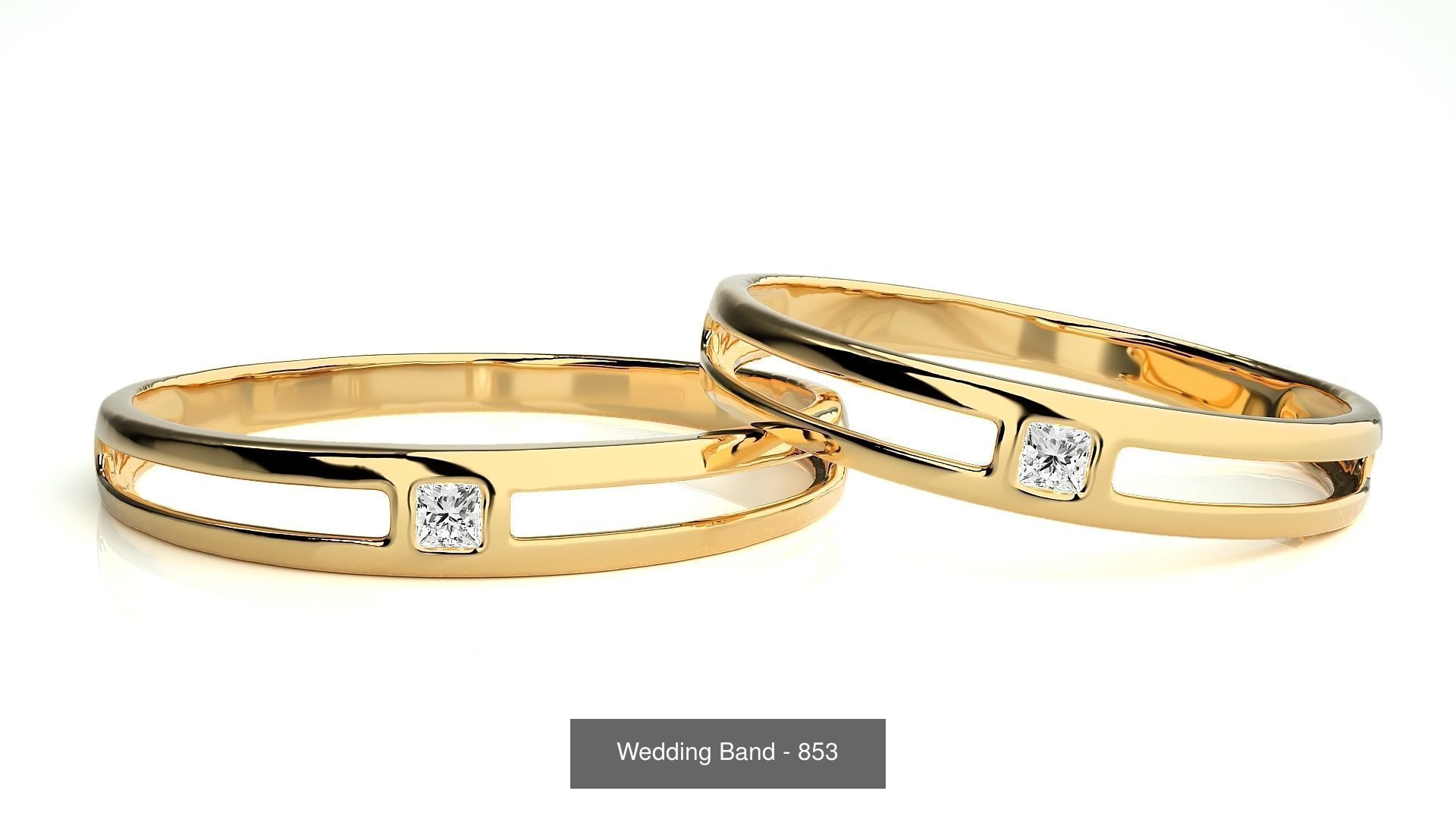 700 Wedding Band 3D Model Collection_181