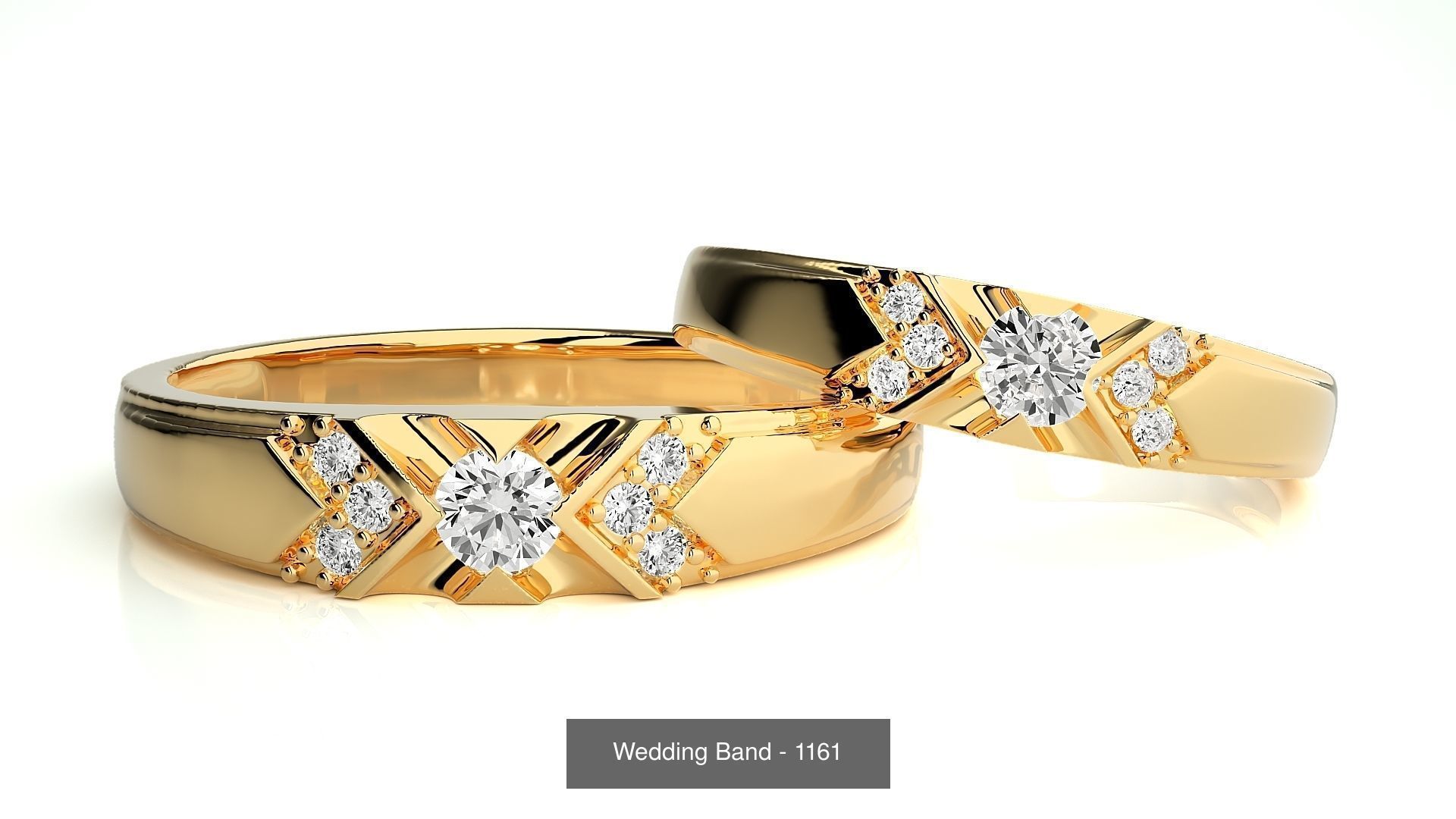 700 Wedding Band 3D Model Collection_203