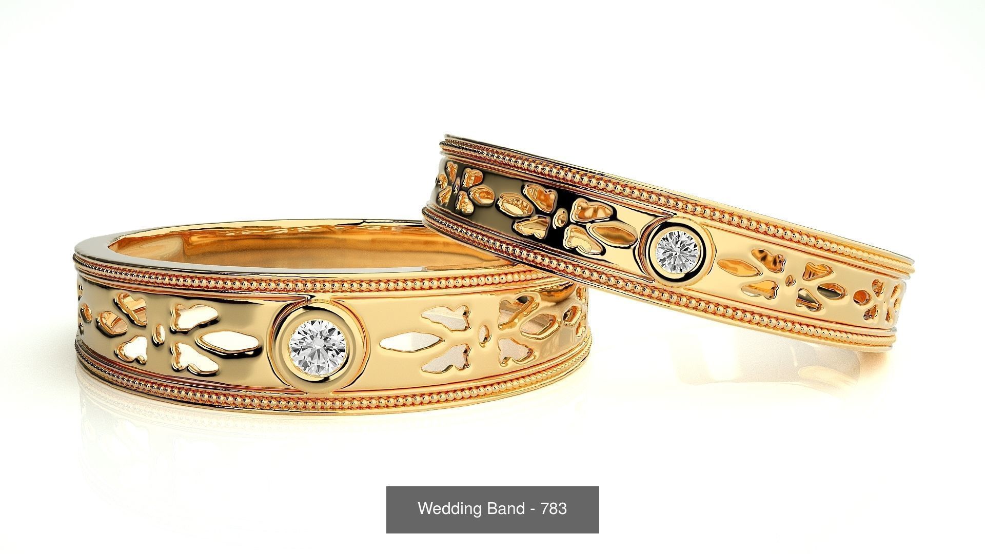 700 Wedding Band 3D Model Collection_137