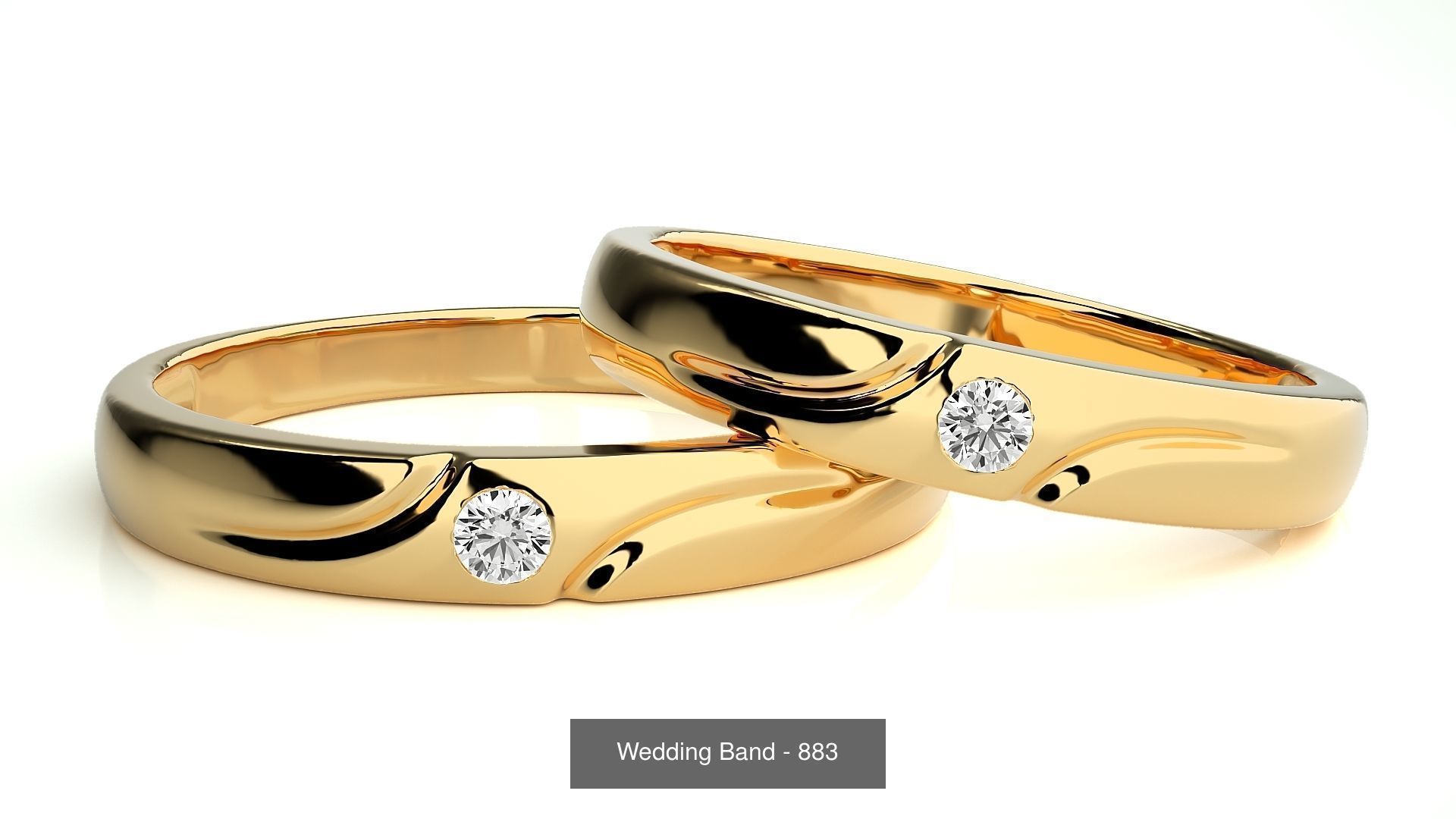 700 Wedding Band 3D Model Collection_218