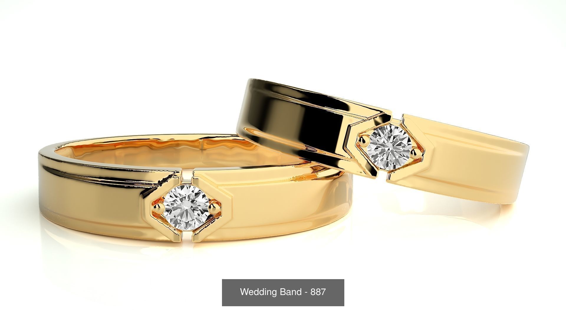 700 Wedding Band 3D Model Collection_222