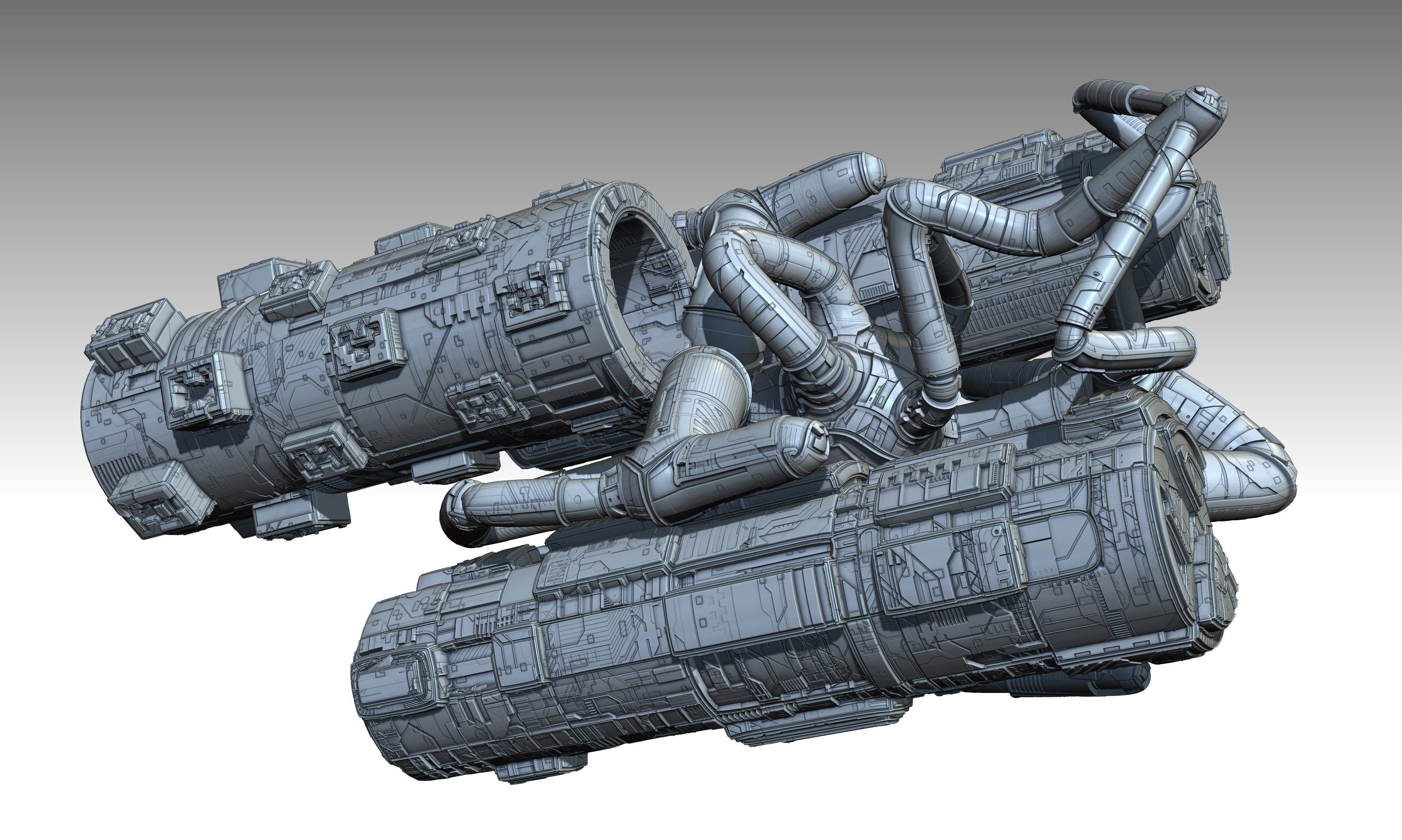 space equipment node 00156 3D model_8