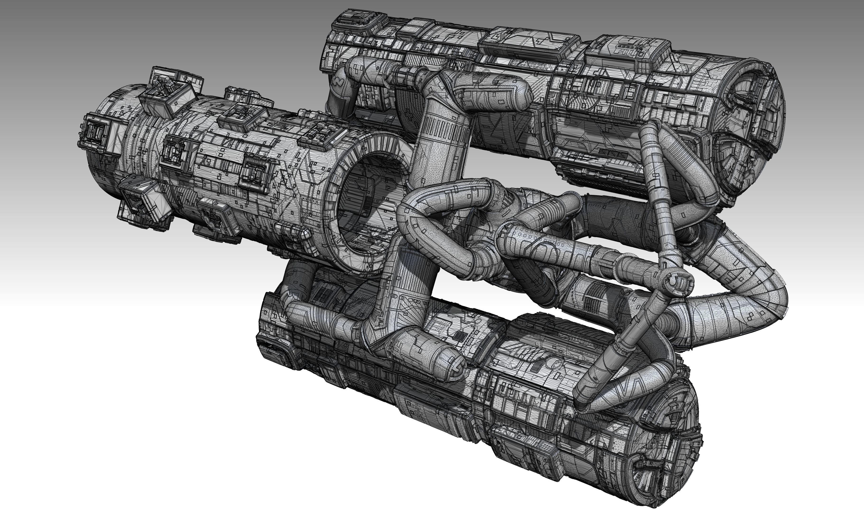 space equipment node 00156 3D model_21