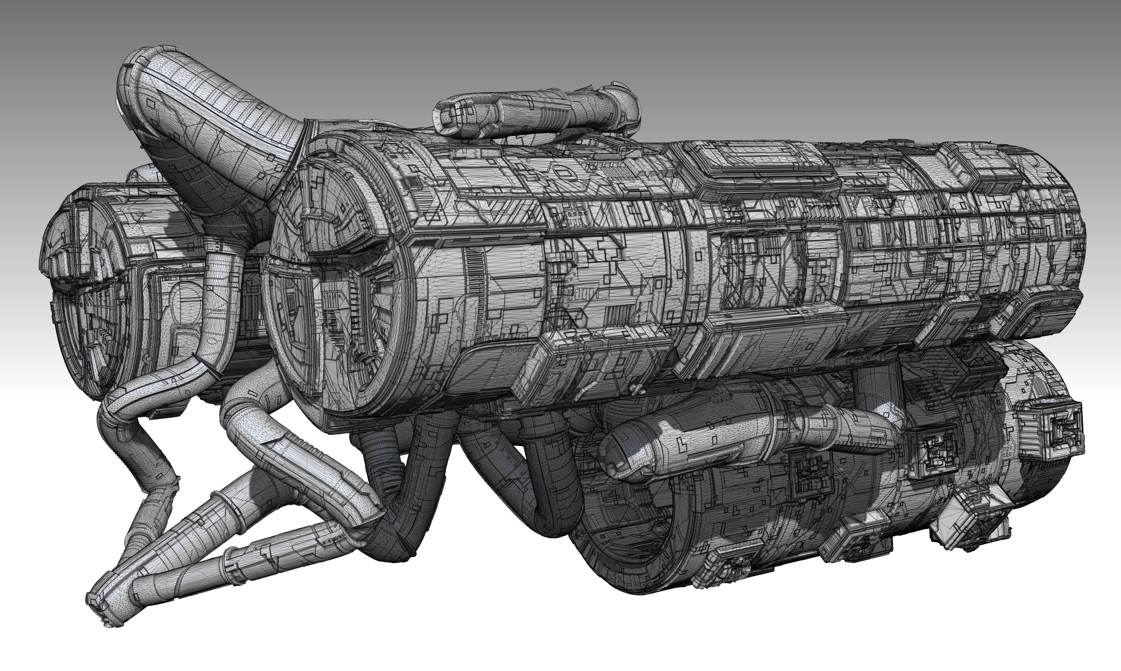 space equipment node 00156 3D model_15