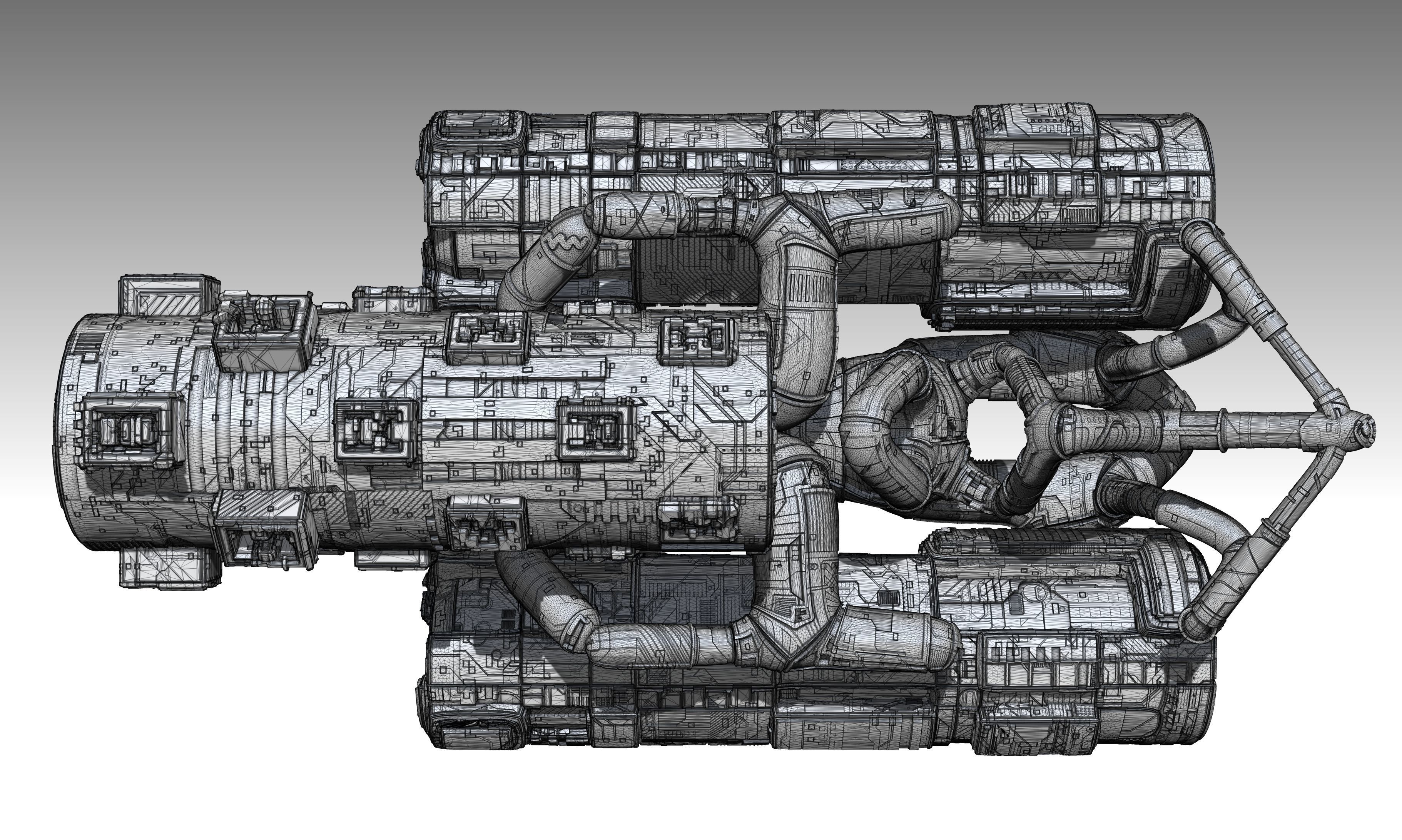 space equipment node 00156 3D model_6