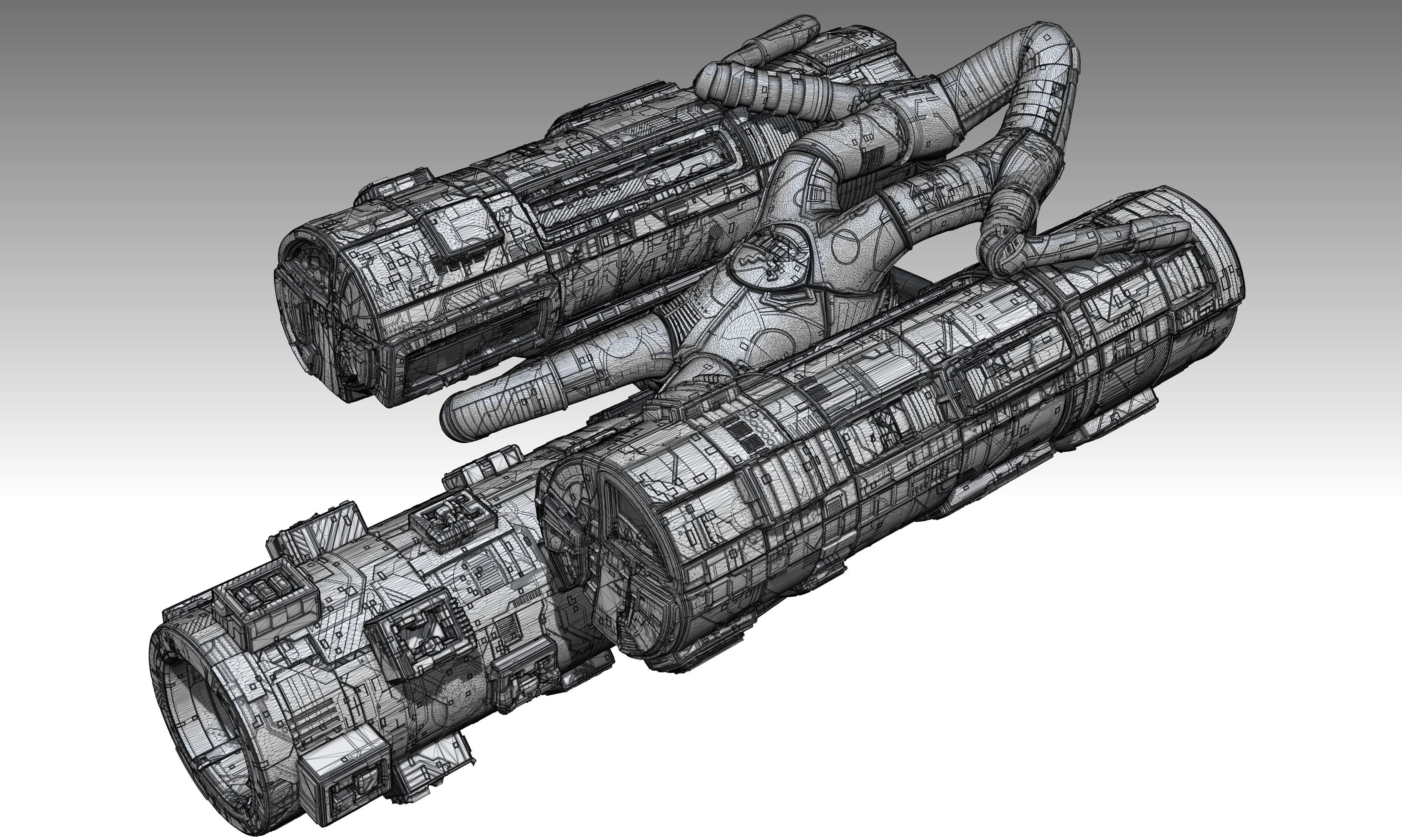 space equipment node 00156 3D model_3