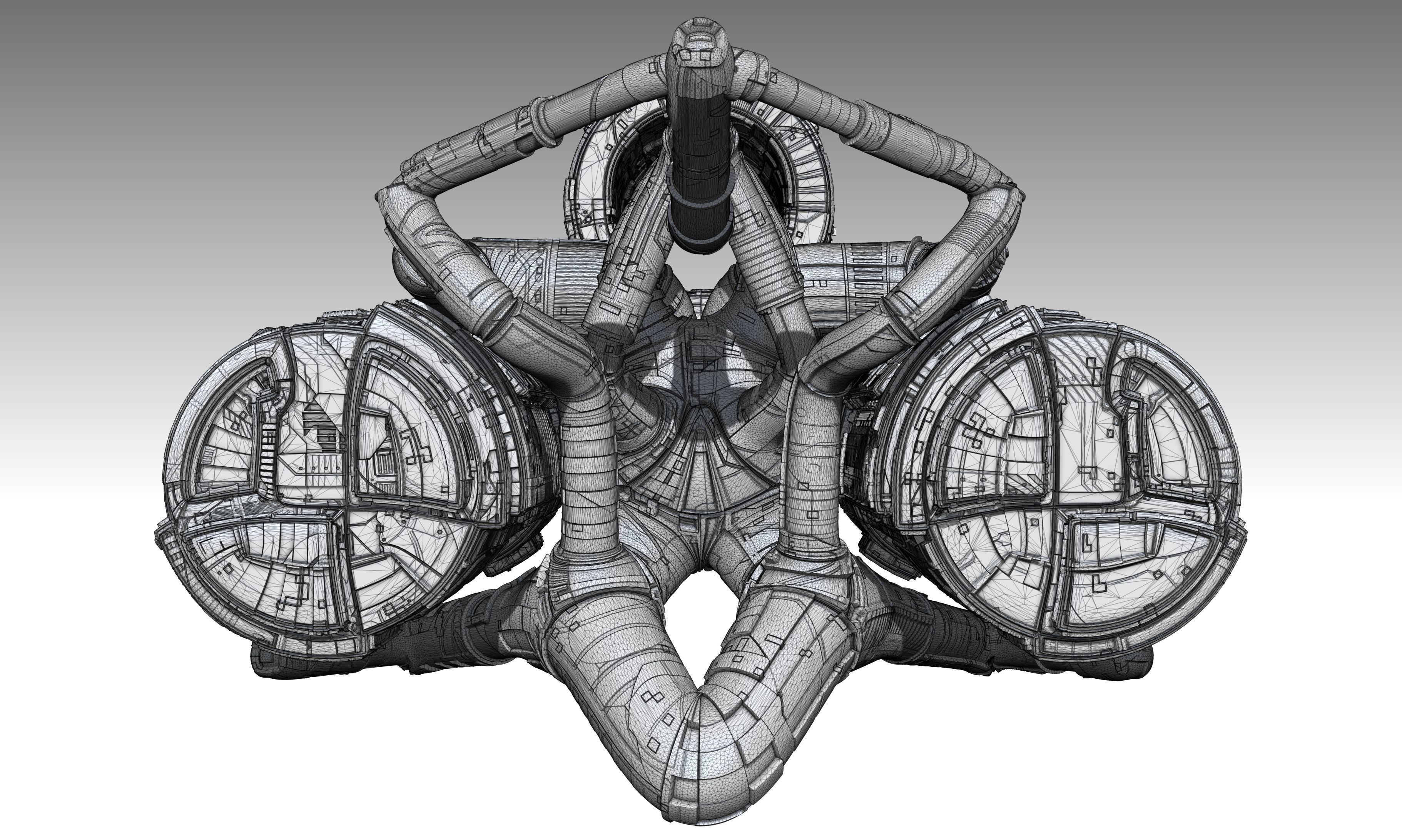 space equipment node 00156 3D model_24