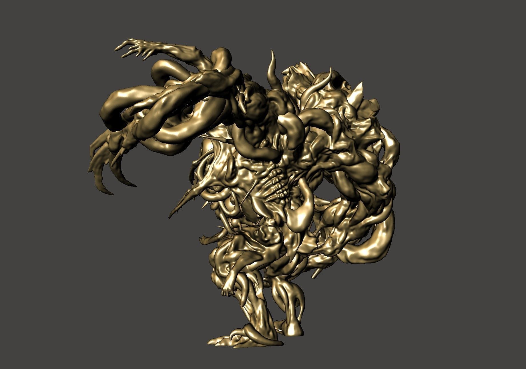 WILLIAM BIRKIN G STAGE 4 RESIDENT EVIL 2 REMAKE- HI-POLY STL  3D print model_4