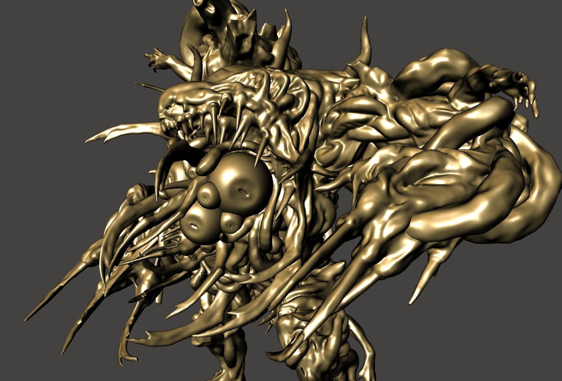 WILLIAM BIRKIN G STAGE 4 RESIDENT EVIL 2 REMAKE- HI-POLY STL  3D print model_2