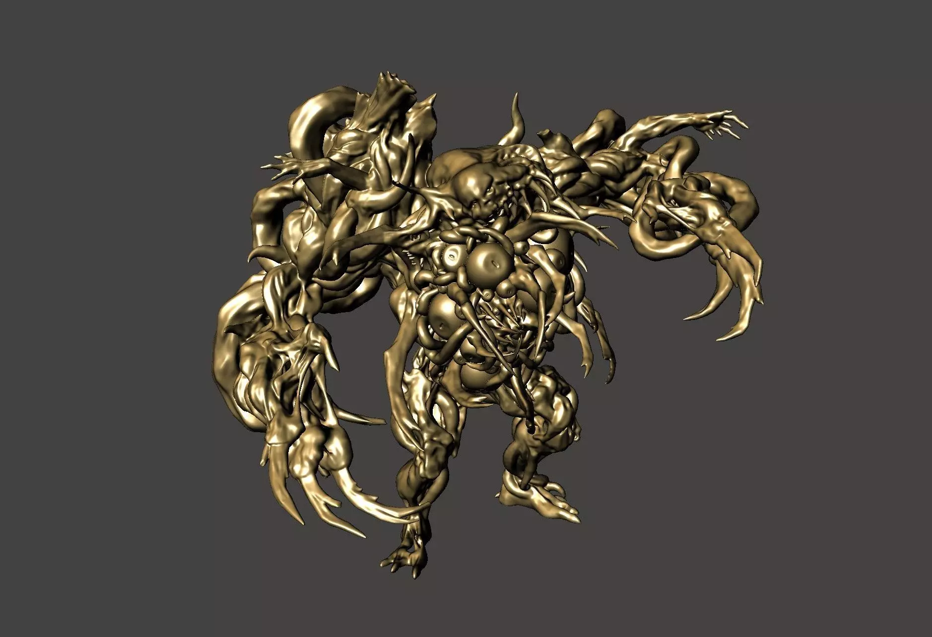 WILLIAM BIRKIN G STAGE 4 RESIDENT EVIL 2 REMAKE- HI-POLY STL  3D print model_0