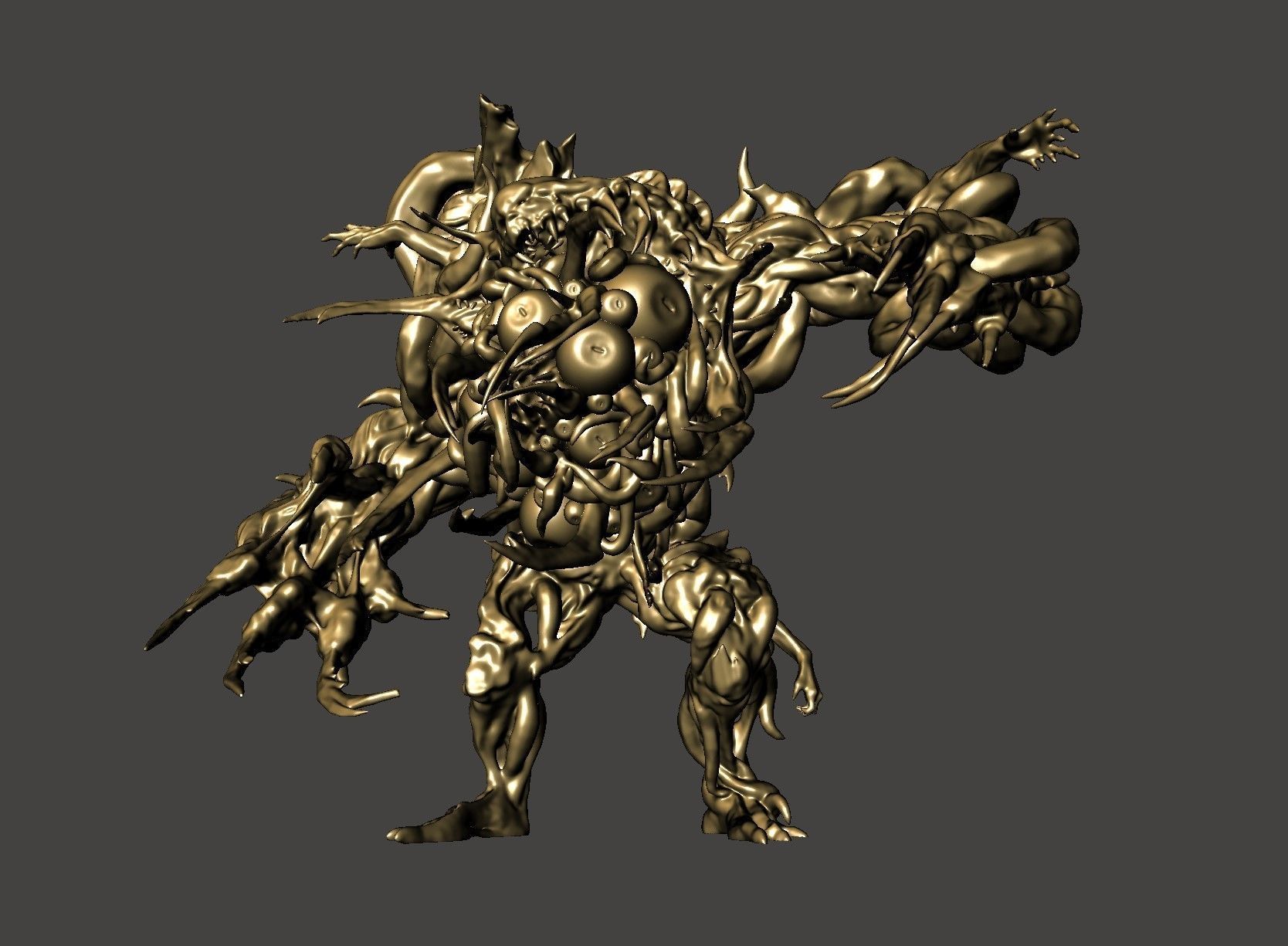 WILLIAM BIRKIN G STAGE 4 RESIDENT EVIL 2 REMAKE- HI-POLY STL  3D print model_3