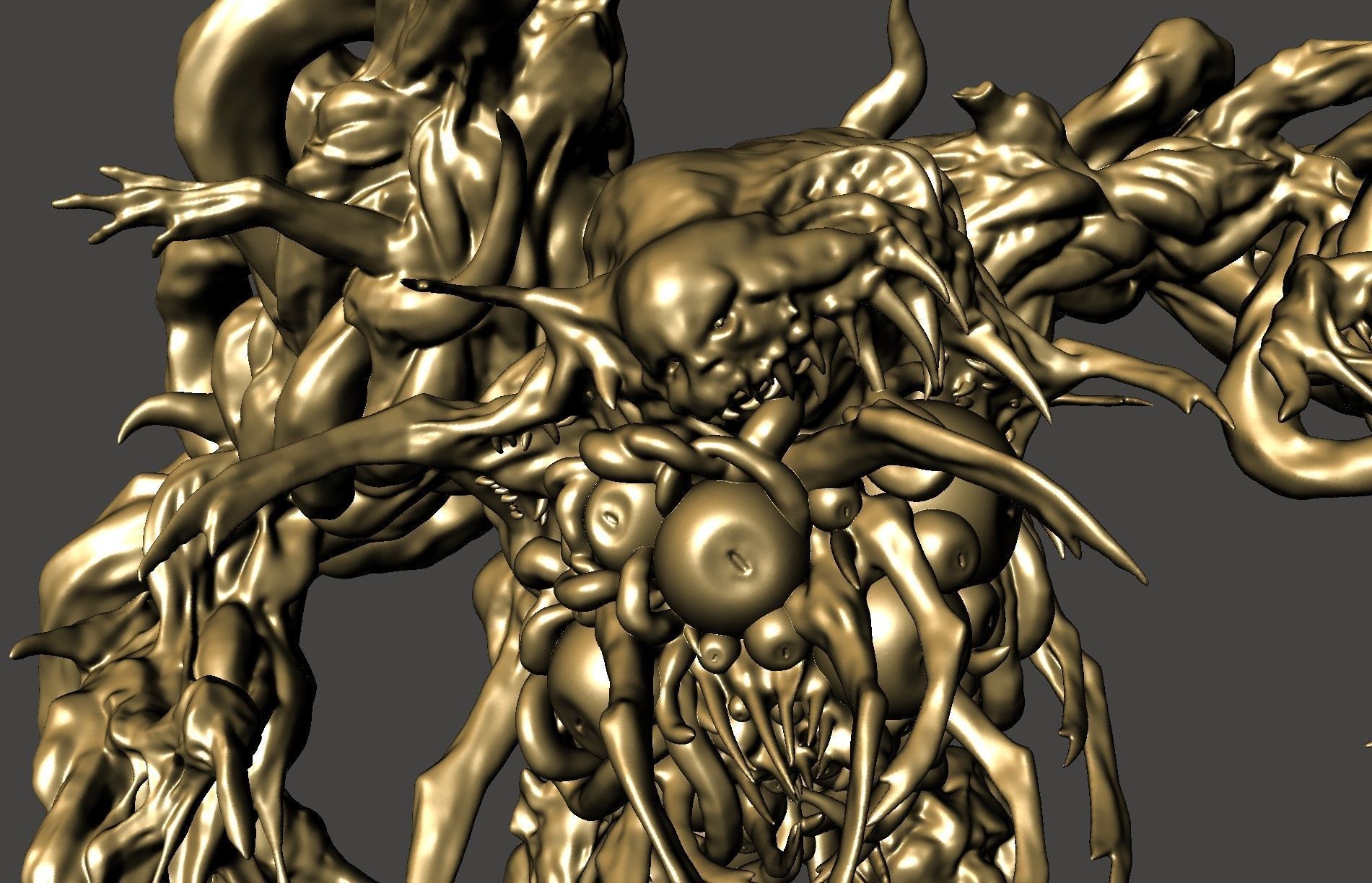 WILLIAM BIRKIN G STAGE 4 RESIDENT EVIL 2 REMAKE- HI-POLY STL  3D print model_1