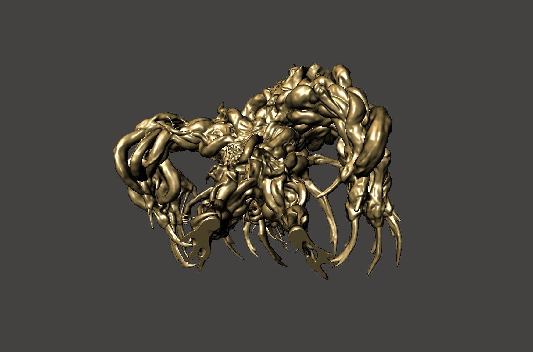 WILLIAM BIRKIN G STAGE 4 RESIDENT EVIL 2 REMAKE- HI-POLY STL  3D print model_8