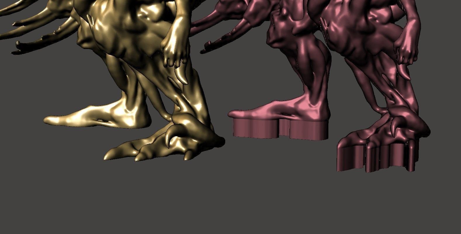 WILLIAM BIRKIN G STAGE 4 RESIDENT EVIL 2 REMAKE- HI-POLY STL  3D print model_9