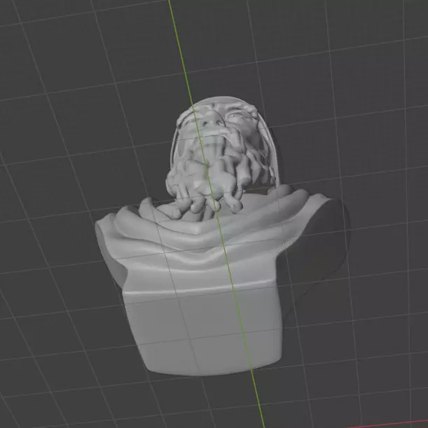Euclid bust 3D print model_6