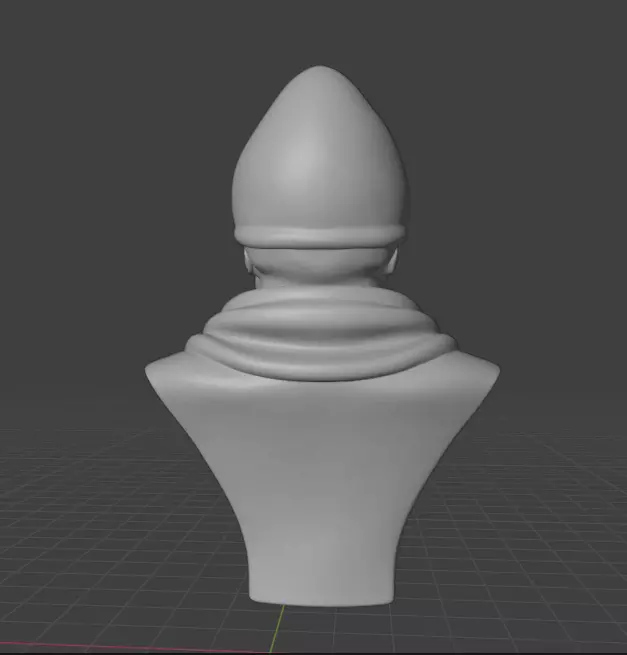 Euclid bust 3D print model_22