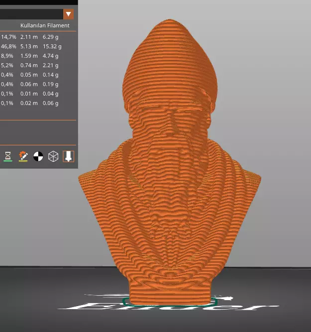 Euclid bust 3D print model_16