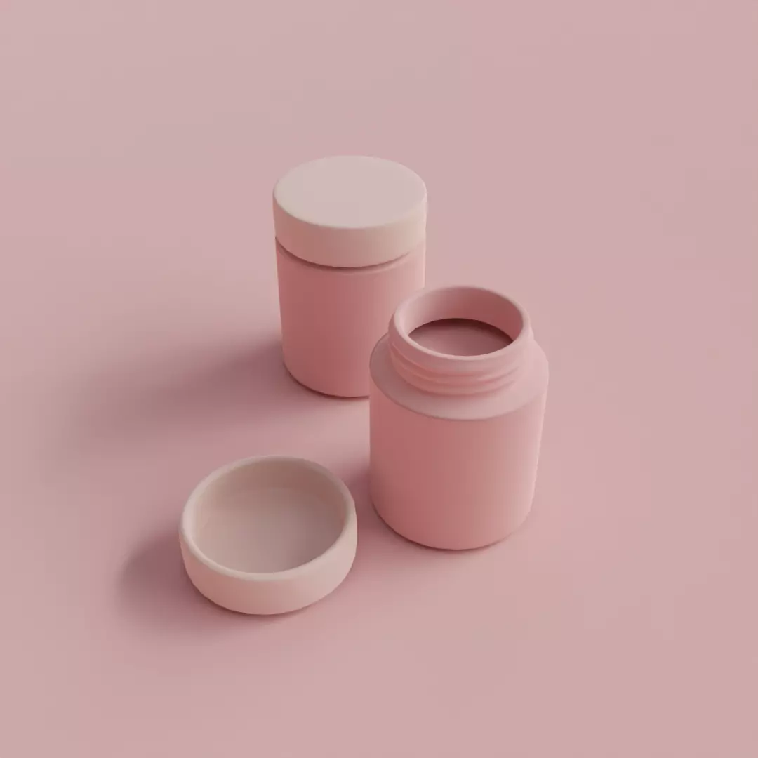 Paint Bottle Minimal Low-poly 3D model