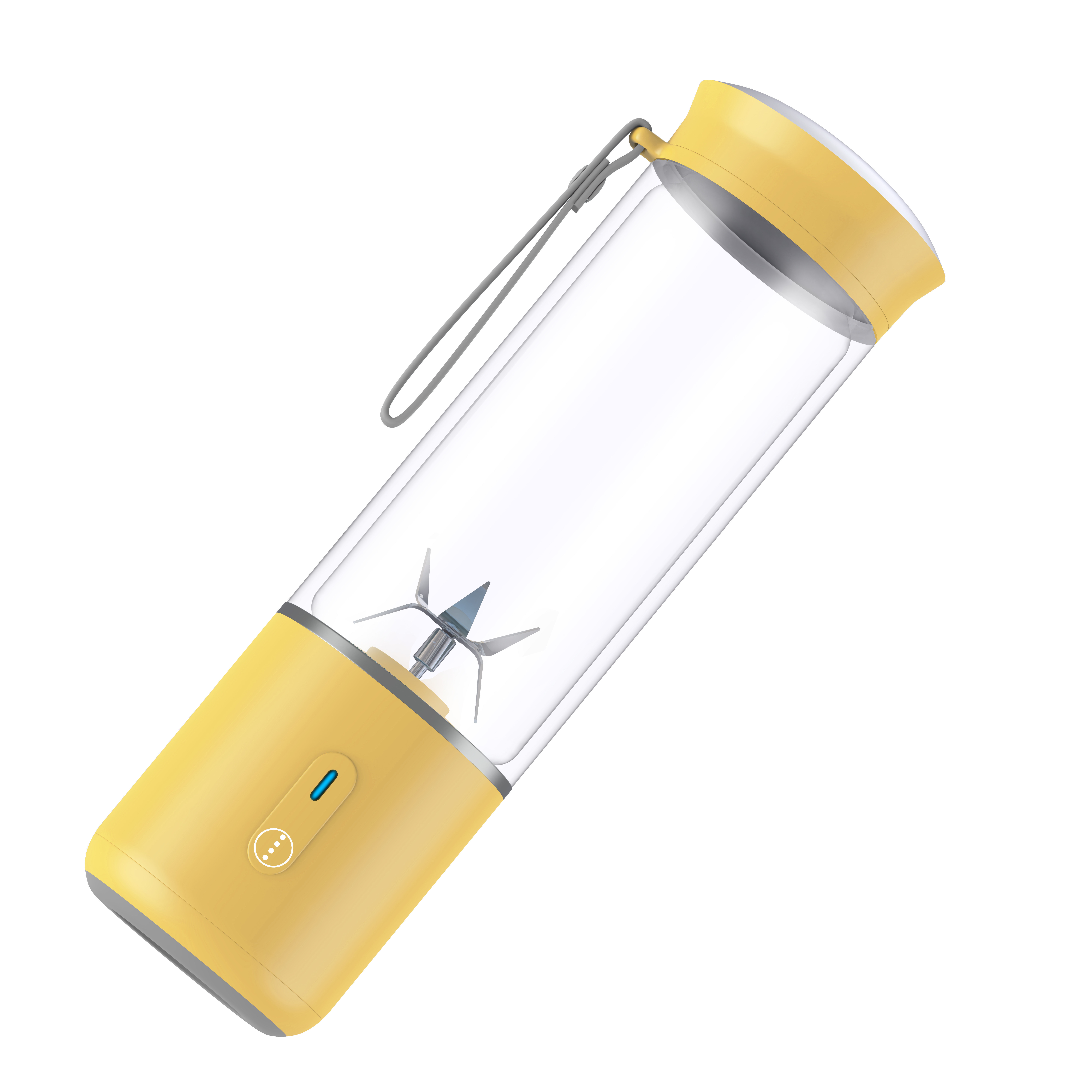 Mini Portable usb blender 3D model_3