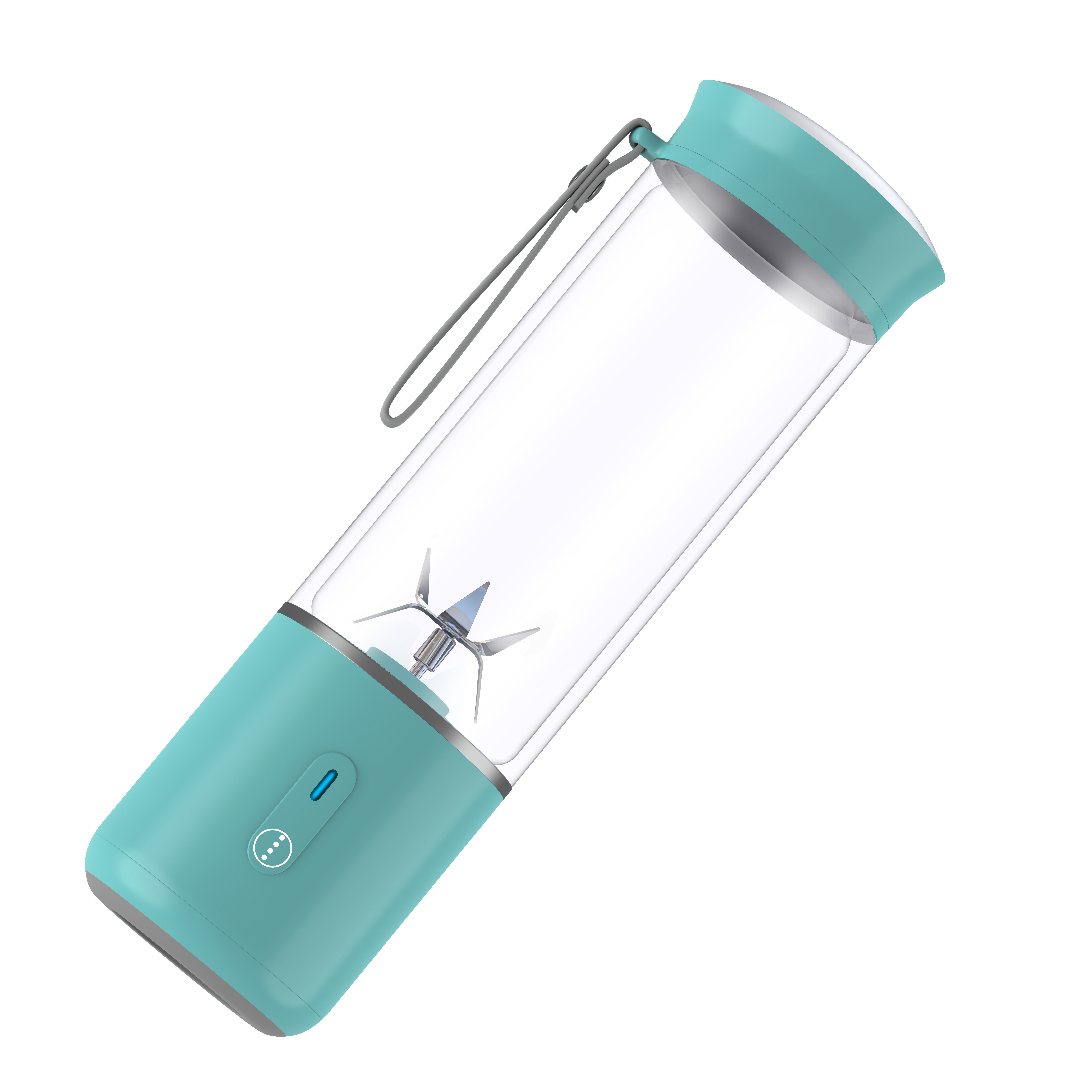 Mini Portable usb blender 3D model_4